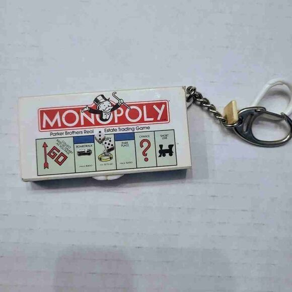 NWOT Collectible Mini Travel Monopoly, Yahtzee & Pinball Monopoly: Stocking Stuf - Picture 6 of 6
